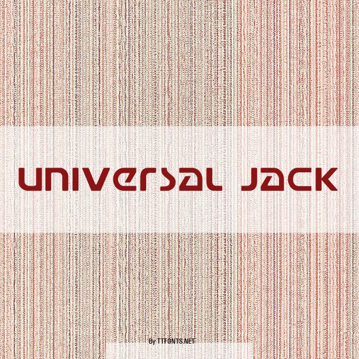 Universal Jack example